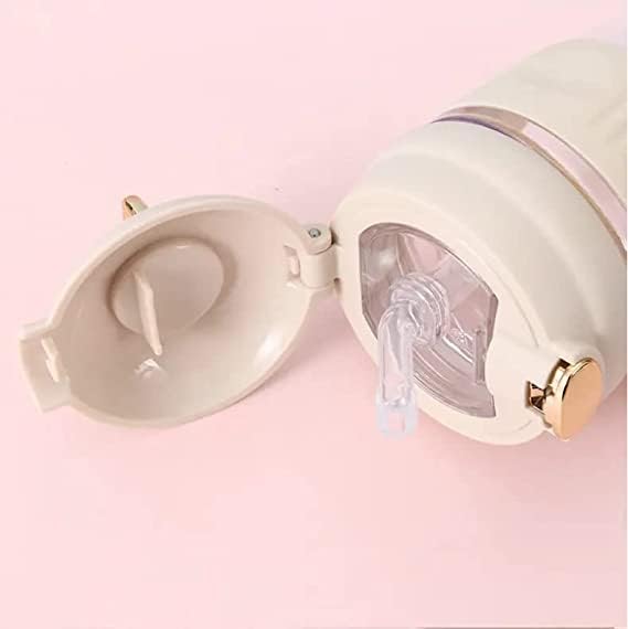 350 ml Glass Water Bottle | Cute Rabbit Shape Coffee Mug | Portable, Leak-Proof & Reusable Water Bottle