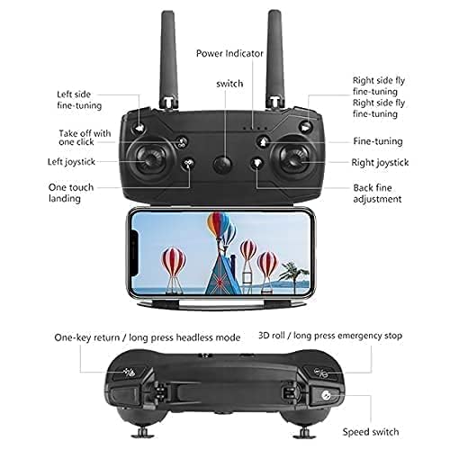 Drone with 4k Camera Foldable 1080P HD Drone with FPV Live Video