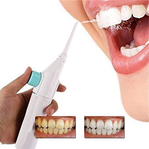 Power Floss | Speed Dental Care Water-Jet Flosser | Air Powered Dental Water Jet for Tooth Cleaner
