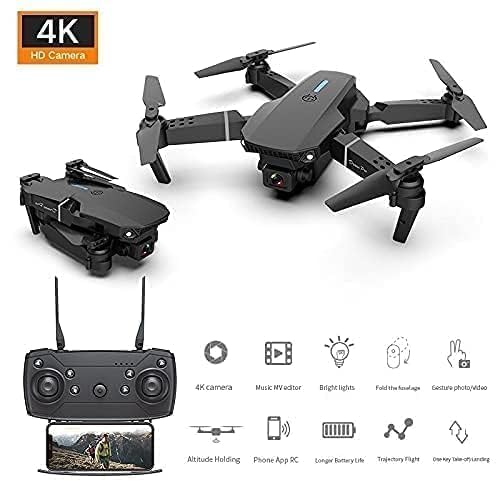 Drone with 4k Camera Foldable 1080P HD Drone with FPV Live Video