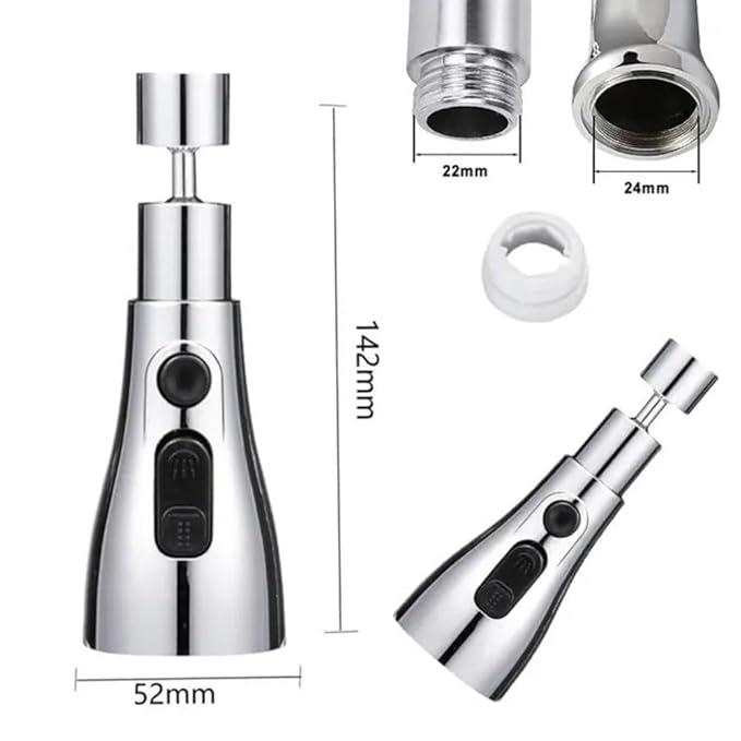 Tap Extender for Kitchen Sink, Flexible Faucet with Tap Extension for Convenient Use Upgrade Your Kitchen Sink with Flexible Tap for Easy Access