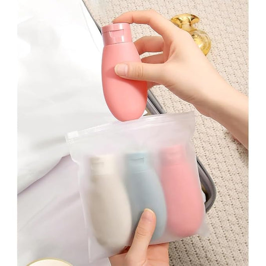 Travel Bottles For Toiletries, Pack Of 3 Shampoo Bottle Set
