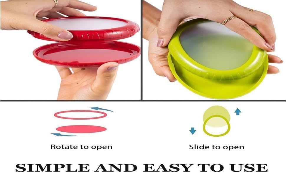 4pcs Silicone Fruit Storage Box, Silicone Fruit And Vegetable Anti-Oxidation Storage Containers
