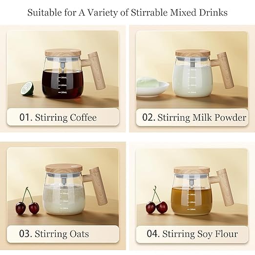 Self Stirring Mug, Electric High Speed Mixing Cup