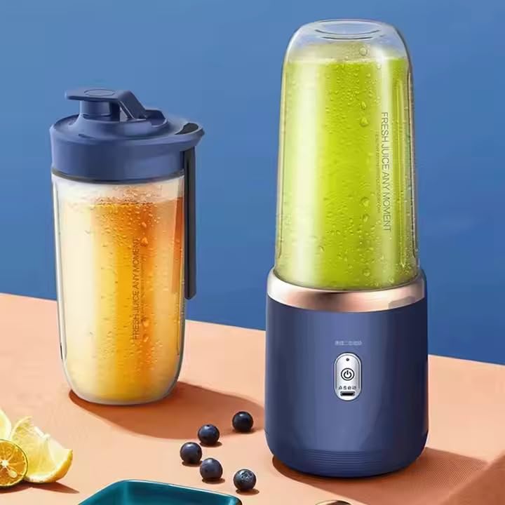 Portable Blender for Smoothies & Juices | 400ML Compact Jar for Soft Fruits | 40W Motor Crushes Ice