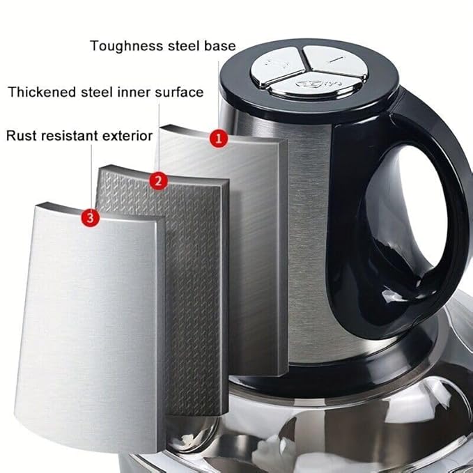 Stainless Steel Electric Meat Grinders with Bowl Heavy for Kitchen Food Chopper Vegetable Fruit Mixer Blender Chopper Juicer for Onion
