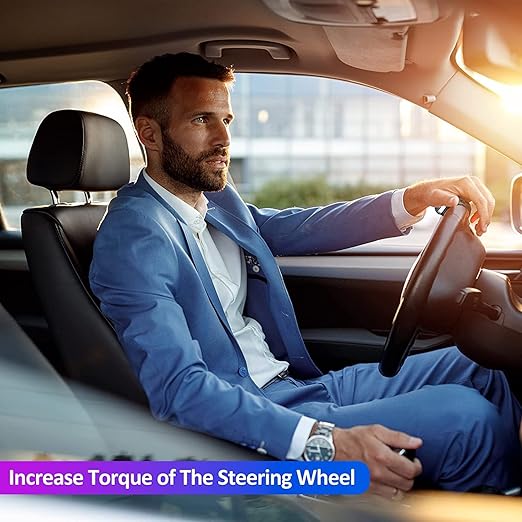 Car Accessories Steering Wheel Spinner Metal Car Power Handle Spinner Steering Wheel Knob for All Vehicles Universal Driving Helper Booster