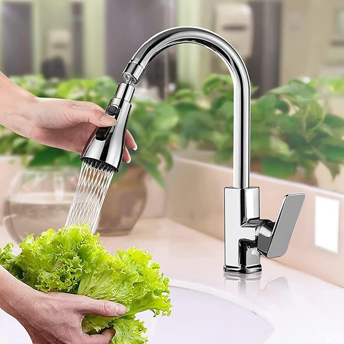 Tap Extender for Kitchen Sink, Flexible Faucet with Tap Extension for Convenient Use Upgrade Your Kitchen Sink with Flexible Tap for Easy Access