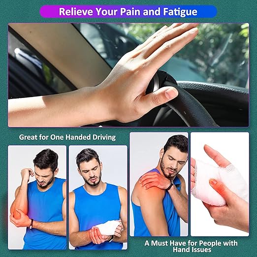 Car Accessories Steering Wheel Spinner Metal Car Power Handle Spinner Steering Wheel Knob for All Vehicles Universal Driving Helper Booster