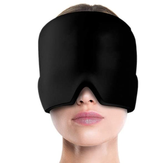 Ice Head Wrap for Headaches Relief cap with Velcro Closure