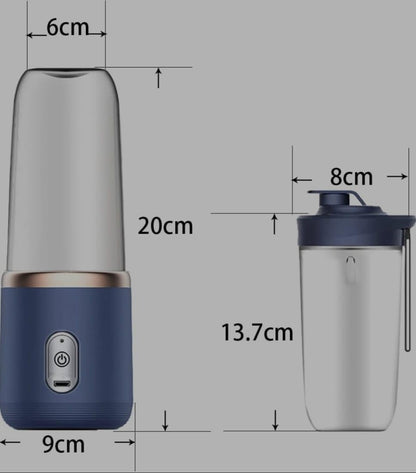 Portable Blender for Smoothies & Juices | 400ML Compact Jar for Soft Fruits | 40W Motor Crushes Ice