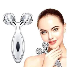 360 Rotate Face Massage Roller - 3D Manual Massager Roller for Skin Lifting and Wrinkle Removal