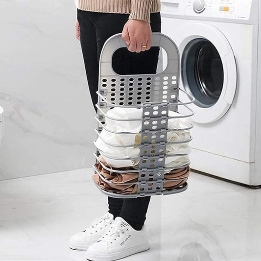 Bathroom Folding Laundry Basket Dirty Clothes Basket Wall Hanging Household Clothes Storage Basket