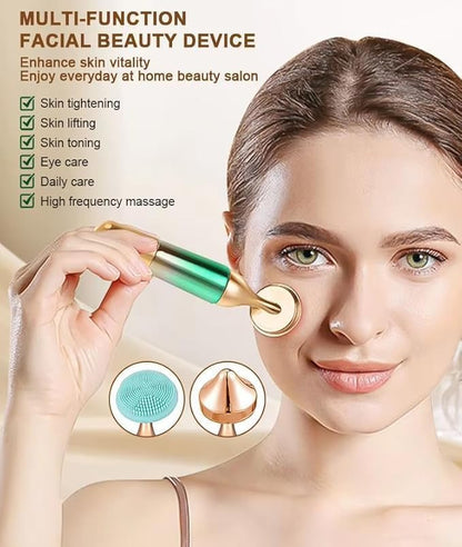 3 in 1 Electric Vibration Skin Care Face Massager For Glowing Skin
