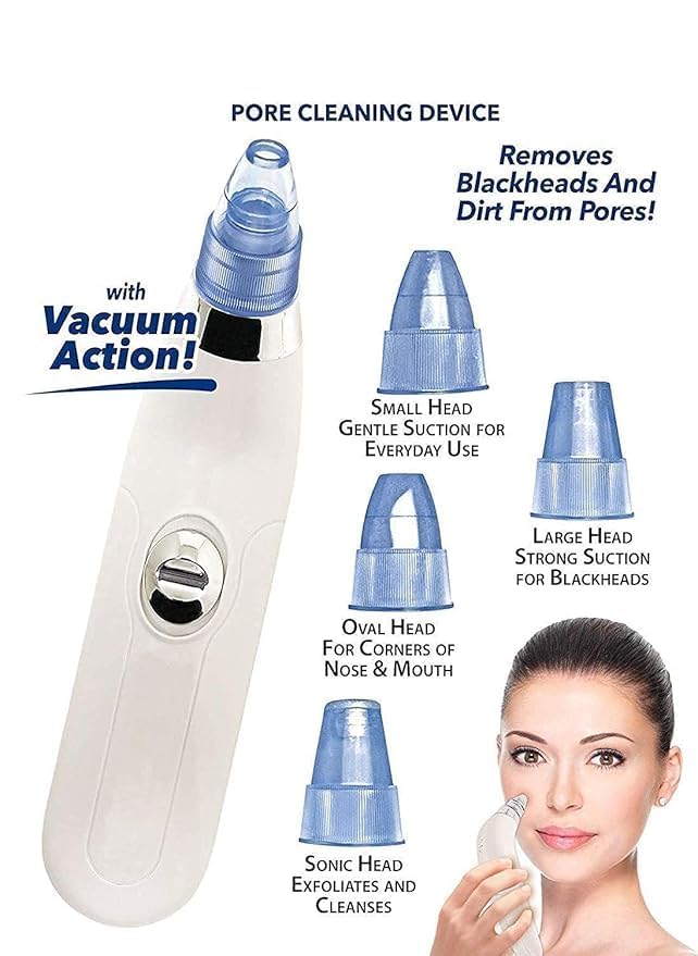 4 in 1 Multi-Function Blackhead Whitehead Extractor Remover Device, Skin Cleaner, Pimple Removal Tool