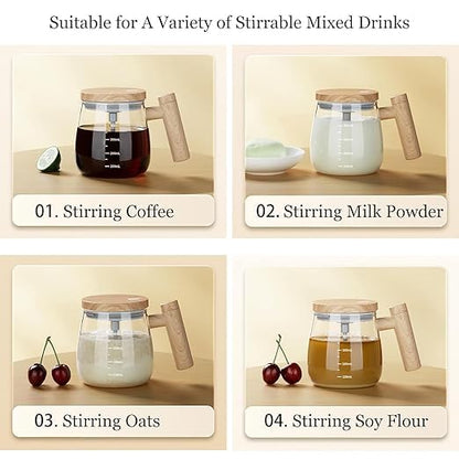 Self Stirring Mug, Electric High Speed Mixing Cup