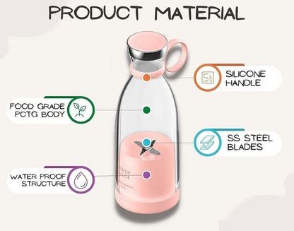 Portable Mini Juicer Blender USB Juice Maker Mixer Bottle Mini Blender Grinder Mixer