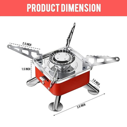 camping stove with cylinder | camping gas stove | campingstove - 2800W- Ultra Light Picnic Cooking Gas Burners Folding Stove -Emergenceystove