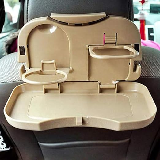 Car Back Seat Dining Tray Stand Car Back Seat Cup Table Tray Holder | Foldable Car Back Seat Dining Tray Stand Holder for Traveling (1Pcs)