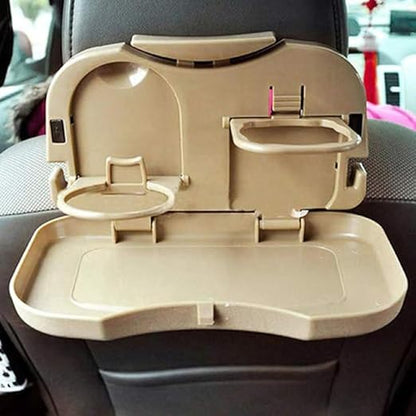 Car Back Seat Dining Tray Stand Car Back Seat Cup Table Tray Holder | Foldable Car Back Seat Dining Tray Stand Holder for Traveling (1Pcs)