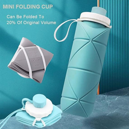 Folding Silicone Water Bottle Sports Water Bottle