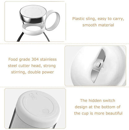 Portable Mini Juicer Blender USB Juice Maker Mixer Bottle Mini Blender Grinder Mixer