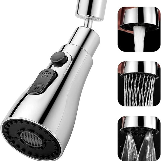 Tap Extender for Kitchen Sink, Flexible Faucet with Tap Extension for Convenient Use Upgrade Your Kitchen Sink with Flexible Tap for Easy Access