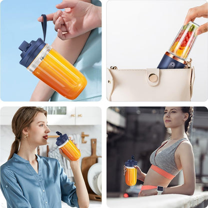 Portable Blender for Smoothies & Juices | 400ML Compact Jar for Soft Fruits | 40W Motor Crushes Ice