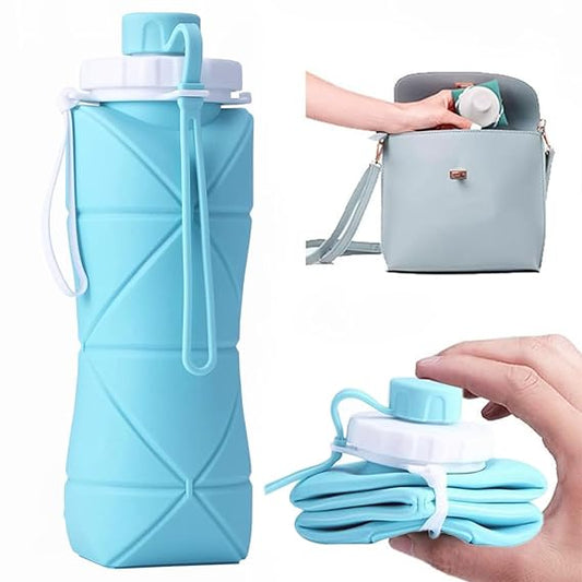 Folding Silicone Water Bottle Sports Water Bottle