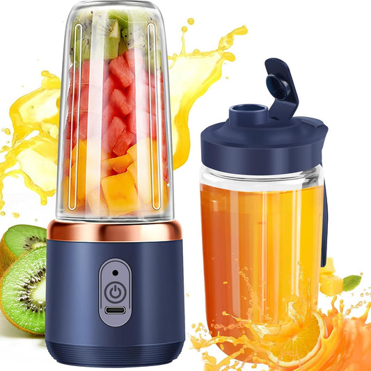 Portable Blender for Smoothies & Juices | 400ML Compact Jar for Soft Fruits | 40W Motor Crushes Ice